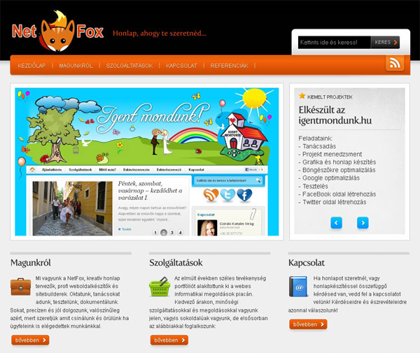Frissítettük a netfox.hu-t