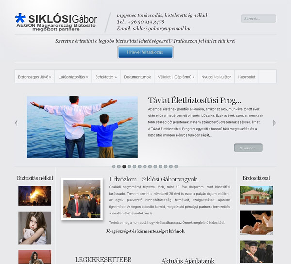 Átvettük a siklosibiztositas.hu fejlesztését