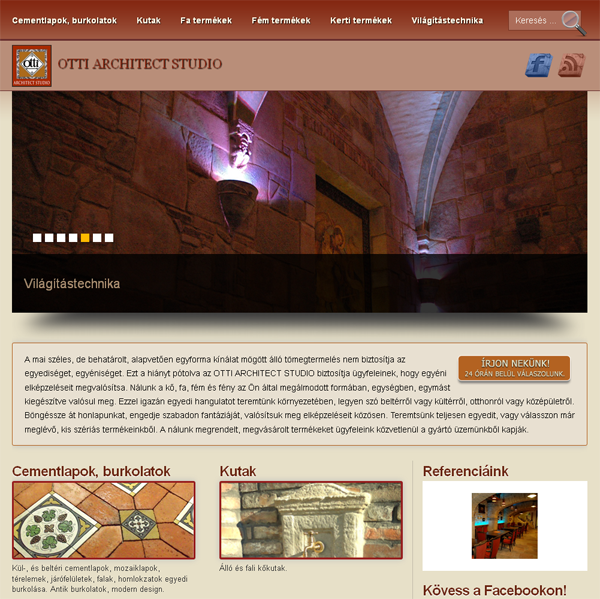 Megújult webes külső az Otti burkolatoknak